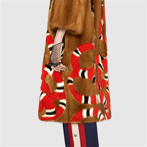 gucci coat for girls|gucci fur coats female.